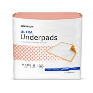 Underpad Ultra 30 X 36 Inch Disposable Heavy Absorbency