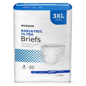 Unisex Adult Incontinence Brief Ultra Bariatric 3X-Large Disposable Heavy Absorbency