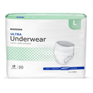 Unisex Adult Absorbent Underwear Ultra Pull On with Tear Away Seams Disposable Heavy Absorbency